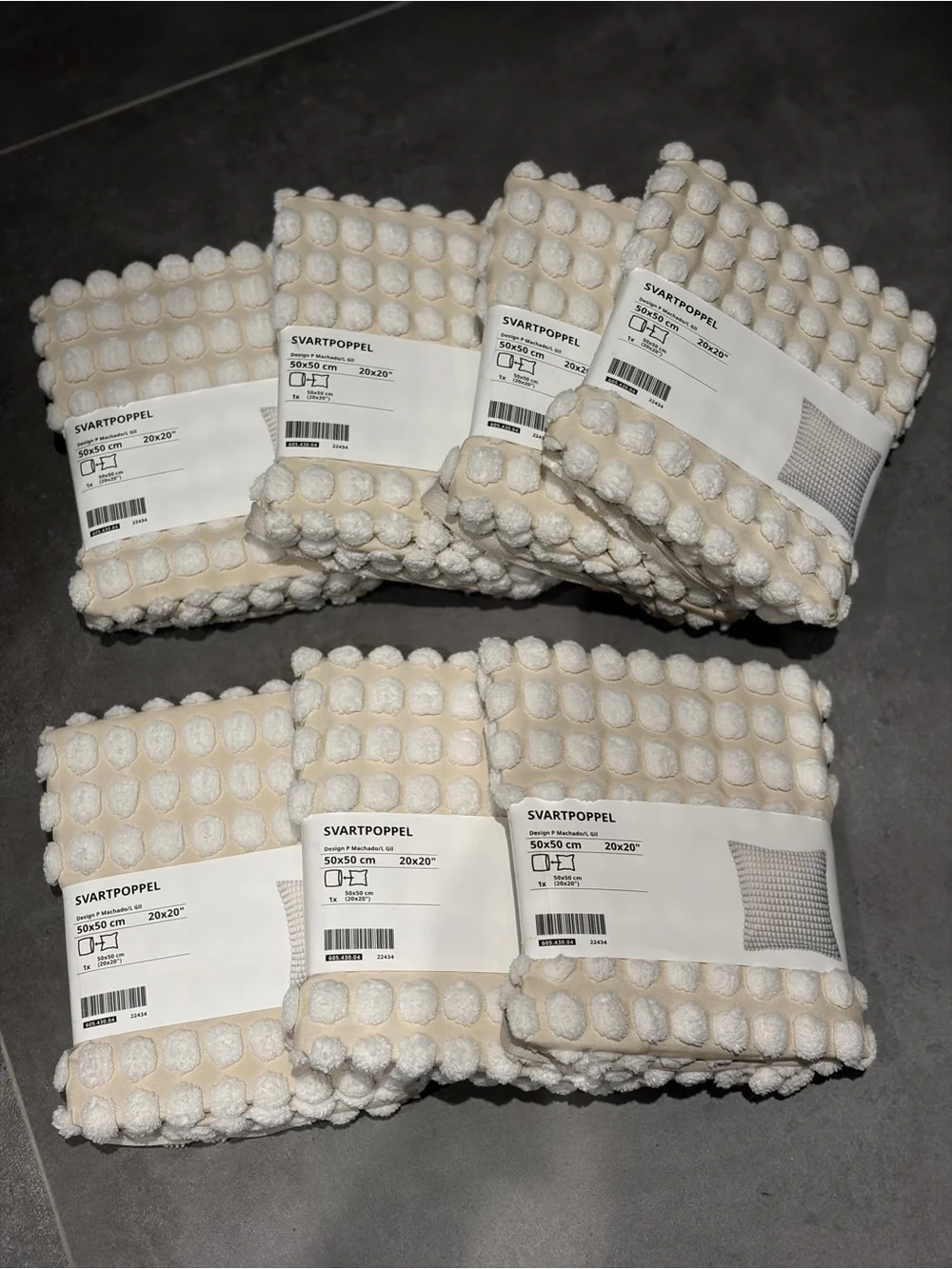 Ikea pillow case SVARTPOPPEL.